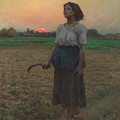 The Song of the Lark. Jules Adolphe Breton, French, 1827-1906.